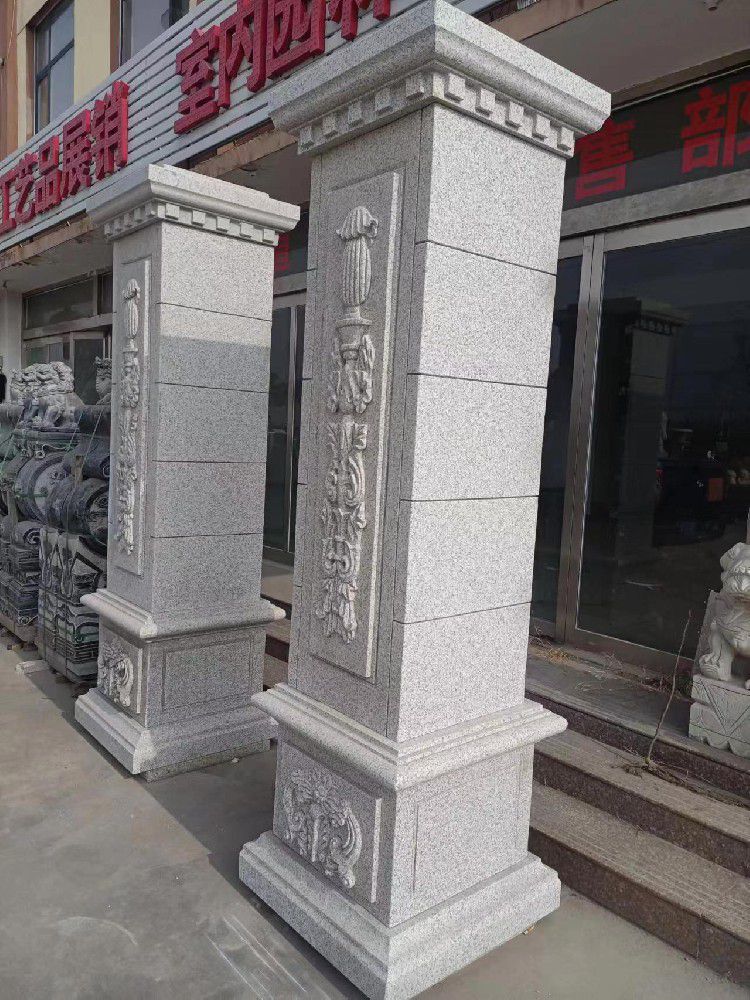 大理石方柱