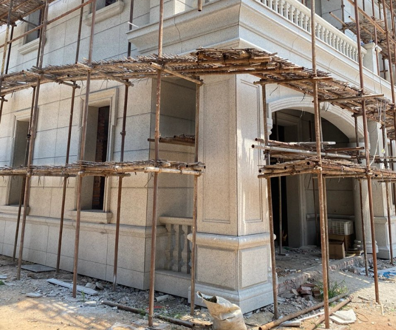 黄金麻外墙干挂